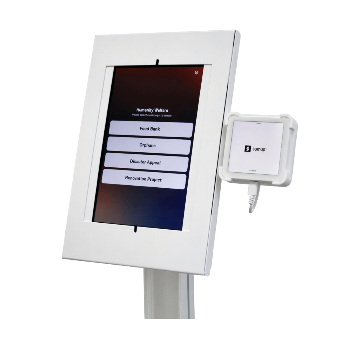 contactless donation solution